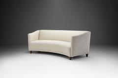 Elegant Danish Three Seater Sofa with Beech Legs Denmark ca 1930s - 2542082