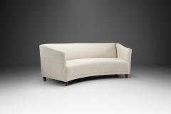 Elegant Danish Three Seater Sofa with Beech Legs Denmark ca 1930s - 2542084