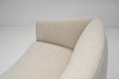 Elegant Danish Three Seater Sofa with Beech Legs Denmark ca 1930s - 2542087