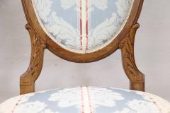 Elegant Early 20th Century Italian Louis XVI Style Pair of Chairs in Beech Wood - 3519920