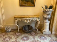 Elegant Fine Italian 18th Century White Painted Console Tables Roma 1750 - 2999447