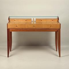 Elegant French 80s Sycamore critoire or Writing Desk - 3790800