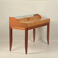 Elegant French 80s Sycamore critoire or Writing Desk - 3790801