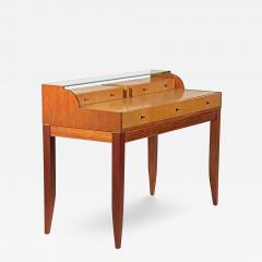 Elegant French 80s Sycamore critoire or Writing Desk - 3794634