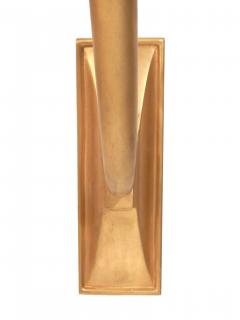 Elegant Gilt Bronze Art Deco Sconces So simple they would work with any decor  - 1282353