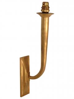 Elegant Gilt Bronze Art Deco Sconces So simple they would work with any decor  - 1282368