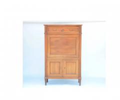 Elegant Louis XVI Cherrywood Secr taire Cabinet - 2876189