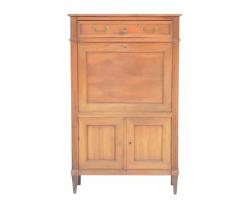 Elegant Louis XVI Cherrywood Secr taire Cabinet - 2876190