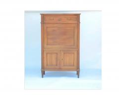 Elegant Louis XVI Cherrywood Secr taire Cabinet - 2876192