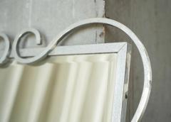 Elegant Mid Century Mirror in Metal by Mirox Belgium 1950s - 4582466
