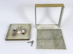 Elegant Mid Century Modern Brass Flush Mount or Ceiling Lamp Sweden 1960s - 4548139