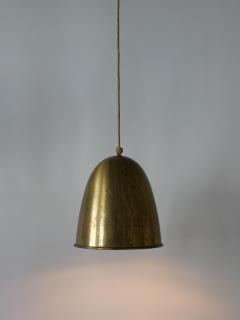 Elegant Mid Century Modern Brass Pendant Lamp or Hanging Light Germany 1950s - 3908376