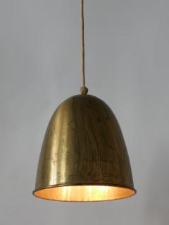 Elegant Mid Century Modern Brass Pendant Lamp or Hanging Light Germany 1950s - 3908378