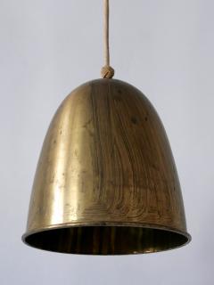 Elegant Mid Century Modern Brass Pendant Lamp or Hanging Light Germany 1950s - 3908379