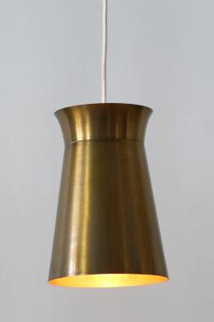Elegant Mid Century Modern Brass Pendant Lamps or Hanging Lights 1950s Germany - 4096310