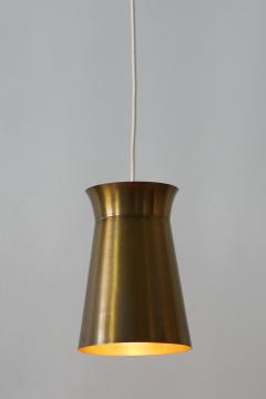 Elegant Mid Century Modern Brass Pendant Lamps or Hanging Lights 1950s Germany - 4096327