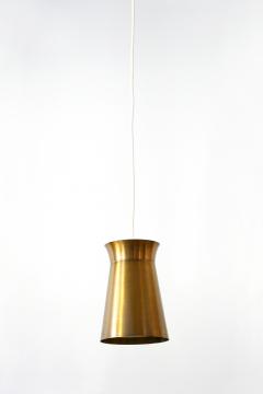 Elegant Mid Century Modern Brass Pendant Lamps or Hanging Lights 1950s Germany - 4096328