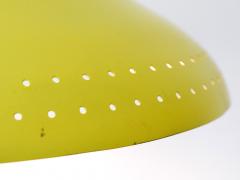 Elegant Mid Century Modern Perforated Aluminium Pendant Lamp Austria 1960s - 3243199