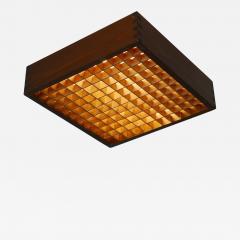 Elegant Mid Century Modern Pine Wood Flush Mount or Ceiling Lamps Sweden 1970s - 4110016