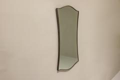 Elegant Mirror With Brass Bezel Italy 1950s - 3704152
