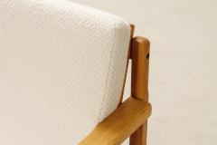 Elegant Three Seat Oak Sofa Denmark 1960 - 4328987