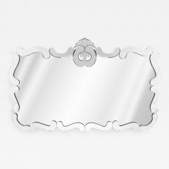 Elegant Wall Hanging Mirror 1940s - 2030226