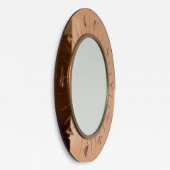 Elegant Wall Mirror by Cristal Art Italy circa 1960 - 2119808