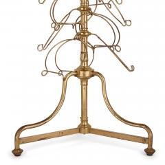 Elegant brass revolving display stand for plates - 2269491