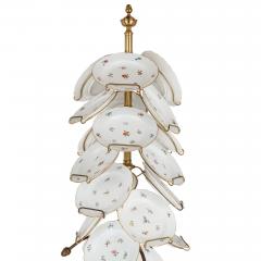 Elegant brass revolving display stand for plates - 2269493