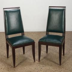 Elegant set of 8 Art Deco period side chairs - 3874693