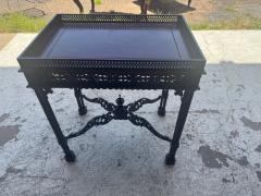 Elegantly Mahogany Chippendale style accent table - 4712521