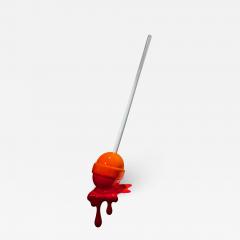 Elena Bulatova The Sweet Life Orange To Red Drip Lollipop Medium - 1685191