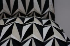 Eley Kishimoto Art Deco Armchairs Black Polish France circa 1930 - 1037877