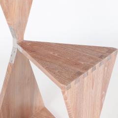 Elfenbein Cerused Solid Teak Hall Chair by Maximilian Eicke for Max ID NY - 2742909