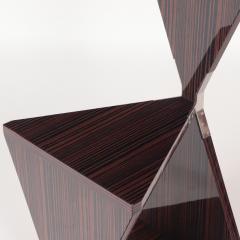 Elfenbein French Polish Zebra Wood Chair by Maximilian Eicke for Max ID NY - 2767868