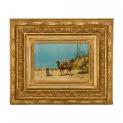 Elias Gonz lez Manso 19th century Orientalist oil painting of a desert scene by Gonz lez Manso - 4039306