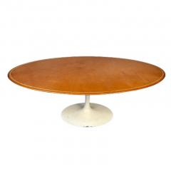 Eliel Saarinen Eero Saarinen Mid Century Modern Tulip Dining Table Leather Top Miles Redd - 3402661