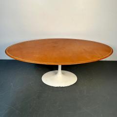 Eliel Saarinen Eero Saarinen Mid Century Modern Tulip Dining Table Leather Top Miles Redd - 3402662