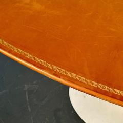 Eliel Saarinen Eero Saarinen Mid Century Modern Tulip Dining Table Leather Top Miles Redd - 3402665