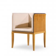 Eliel Saarinen Eliel Saarinen for Arkitektura Saarinen House Maple Arm Lounge Chairs Pair - 4563568