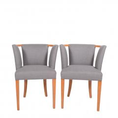 Eliel Saarinen Eliel Saarinen pair of arm chairs 1941 for Imperial Rattan Co  - 1093182