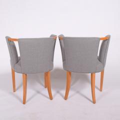 Eliel Saarinen Eliel Saarinen pair of arm chairs 1941 for Imperial Rattan Co  - 1093184