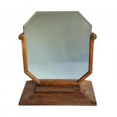 Eliezer Saarinen Attributed Oak Art Deco Table Mirror 1940 - 4397405