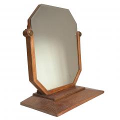 Eliezer Saarinen Attributed Oak Art Deco Table Mirror 1940 - 4397407