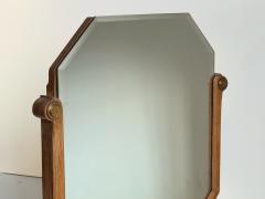 Eliezer Saarinen Attributed Oak Art Deco Table Mirror 1940 - 4397408