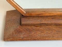 Eliezer Saarinen Attributed Oak Art Deco Table Mirror 1940 - 4397409