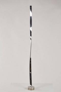 Elijah David Herschle Stainless Steel Sculpture by Elijah David Herschle Signed and Dated - 316620