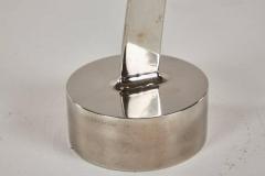 Elijah David Herschle Stainless Steel Sculpture by Elijah David Herschle Signed and Dated - 316623