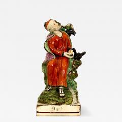 Elijah and the Raven Staffordshire Figure England 19th Century - 3020768