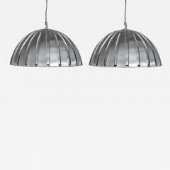 Elio Martinelli PAIR OF 1960S STEEL PENDANTS BY ITALIAN DESIGNER ELIO MARTINELLI - 1813715